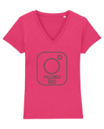 Follower, Bro Tricou mânecă scurtă guler V Damă Evoker