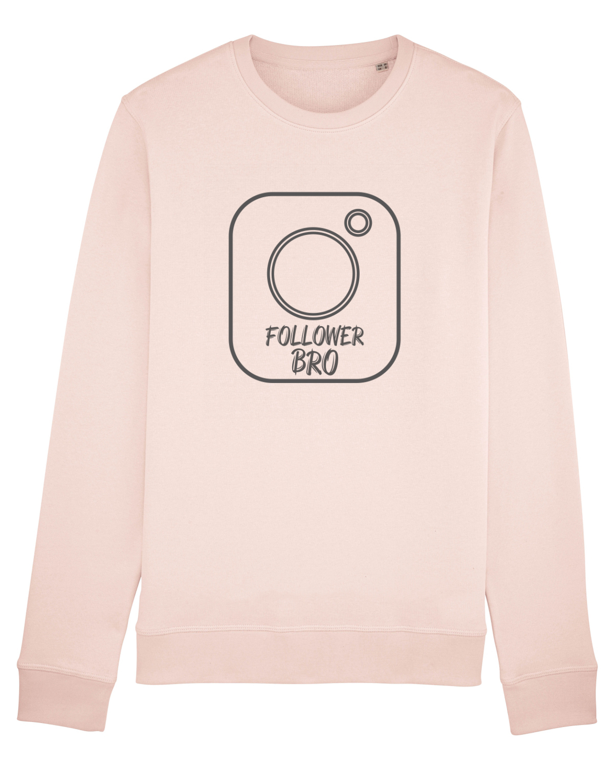 Bluză mânecă lungă Unisex Rise Candy Pink