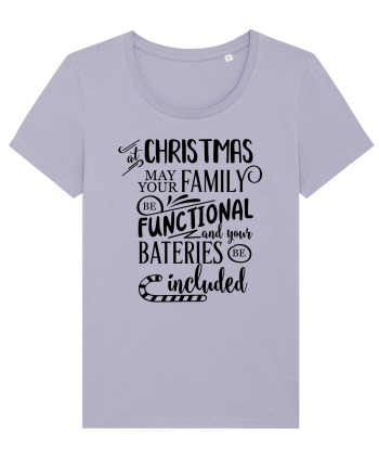 Tricou familist de Crăciun Lavender