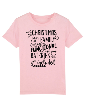 Tricou familist de Crăciun Cotton Pink