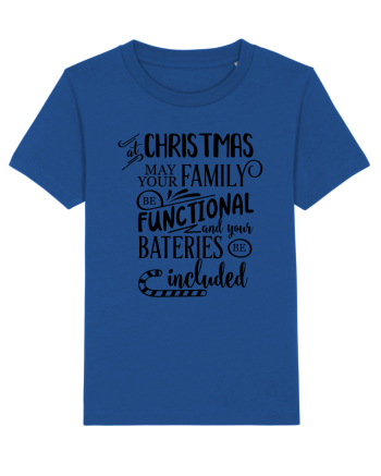 Tricou familist de Crăciun Majorelle Blue