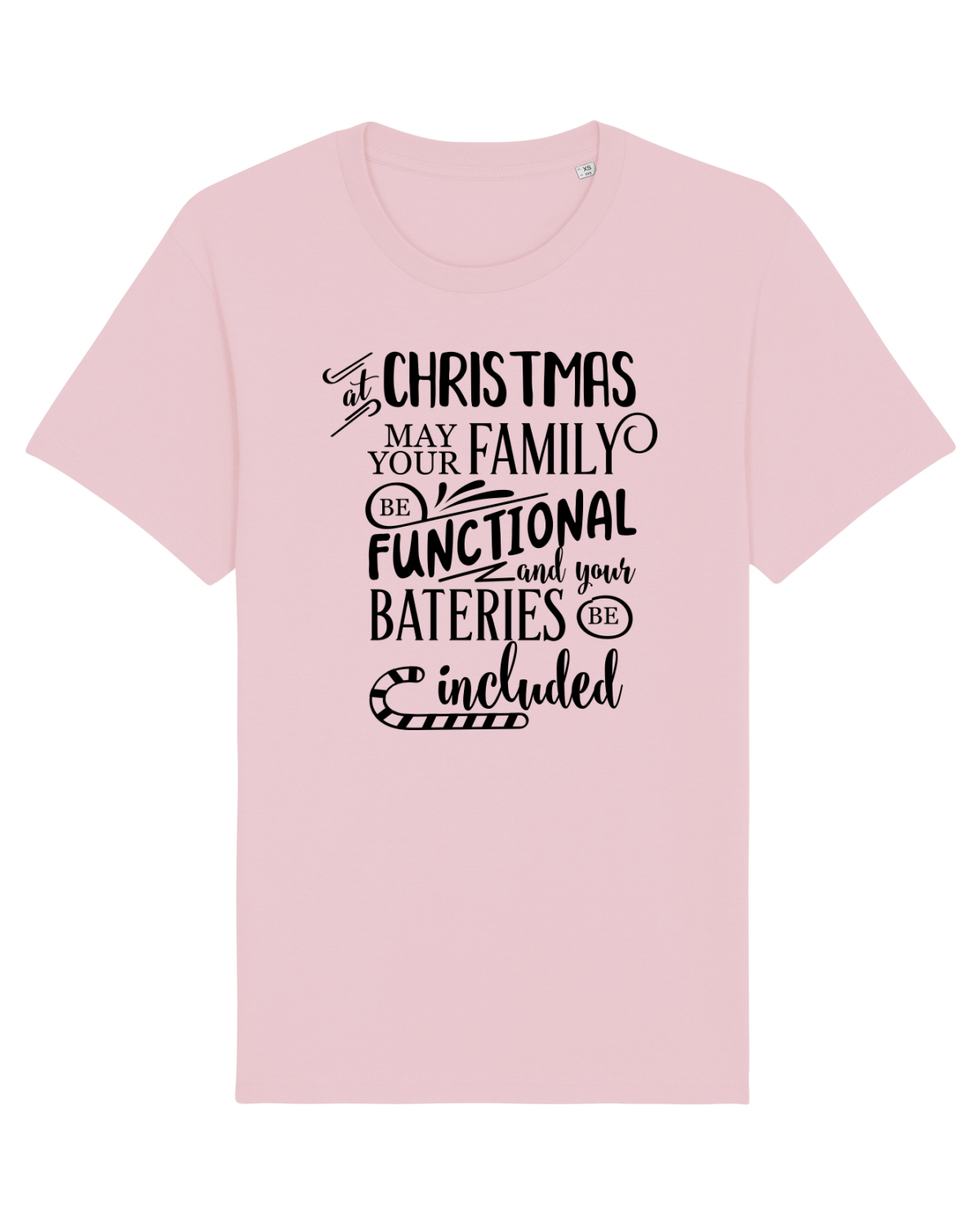 Tricou mânecă scurtă Unisex Rocker Cotton Pink
