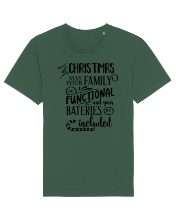 Tricou familist de Crăciun Bottle Green
