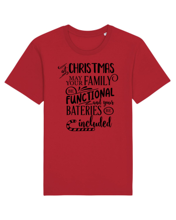 Tricou familist de Crăciun Red