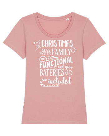 Tricou familist de Crăciun Canyon Pink