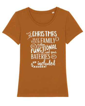 Tricou familist de Crăciun Roasted Orange