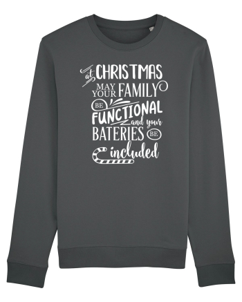 Tricou familist de Crăciun Anthracite
