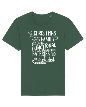 Tricou familist de Crăciun Bottle Green