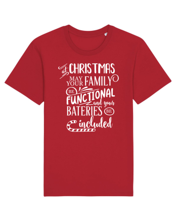 Tricou familist de Crăciun Red
