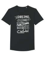 Tricou familist de Crăciun Tricou mânecă scurtă guler larg Bărbat Skater
