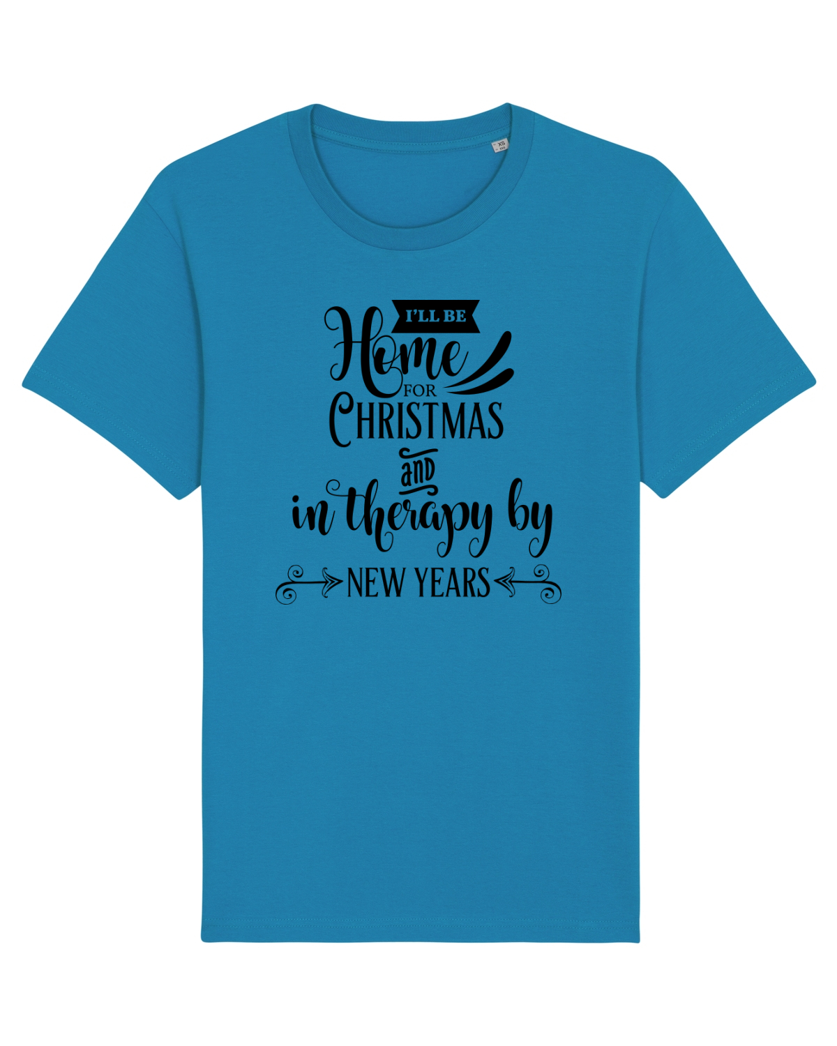Tricou mânecă scurtă Unisex Rocker Azur