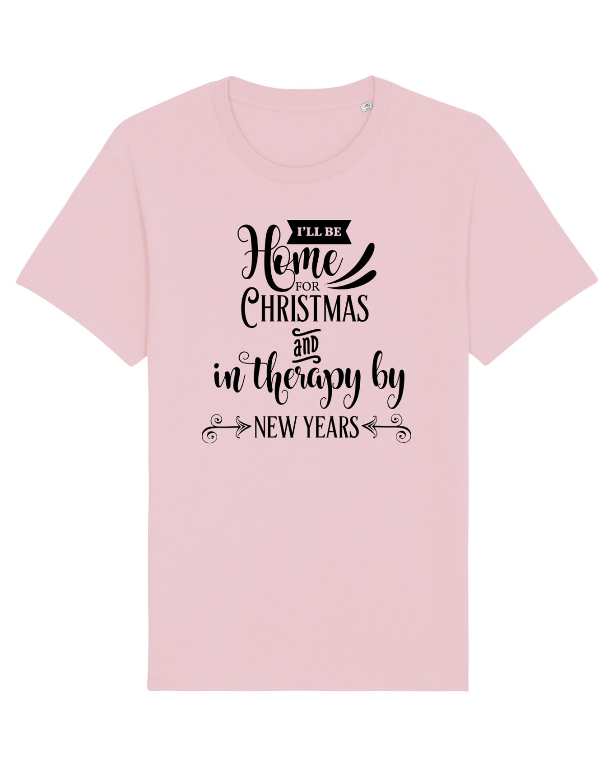 Tricou mânecă scurtă Unisex Rocker Cotton Pink