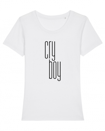 Cry boy (negru) White