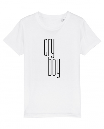 Cry boy (negru) White