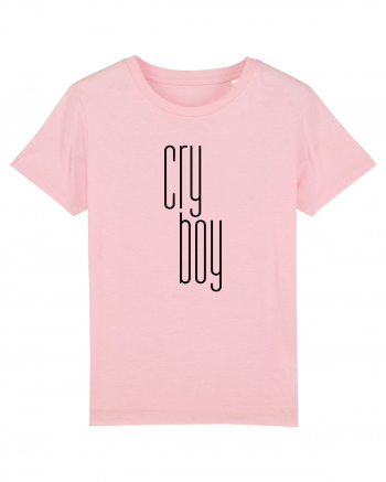 Cry boy (negru) Cotton Pink