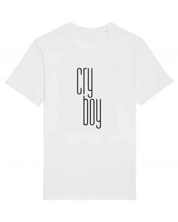 Cry boy (negru) White