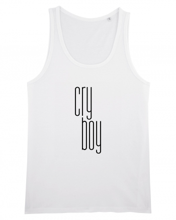 Cry boy (negru) White