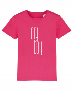 Cry boy (alb) Tricou mânecă scurtă  Copii Mini Creator