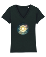 8 Suns Tricou mânecă scurtă guler V Damă Evoker
