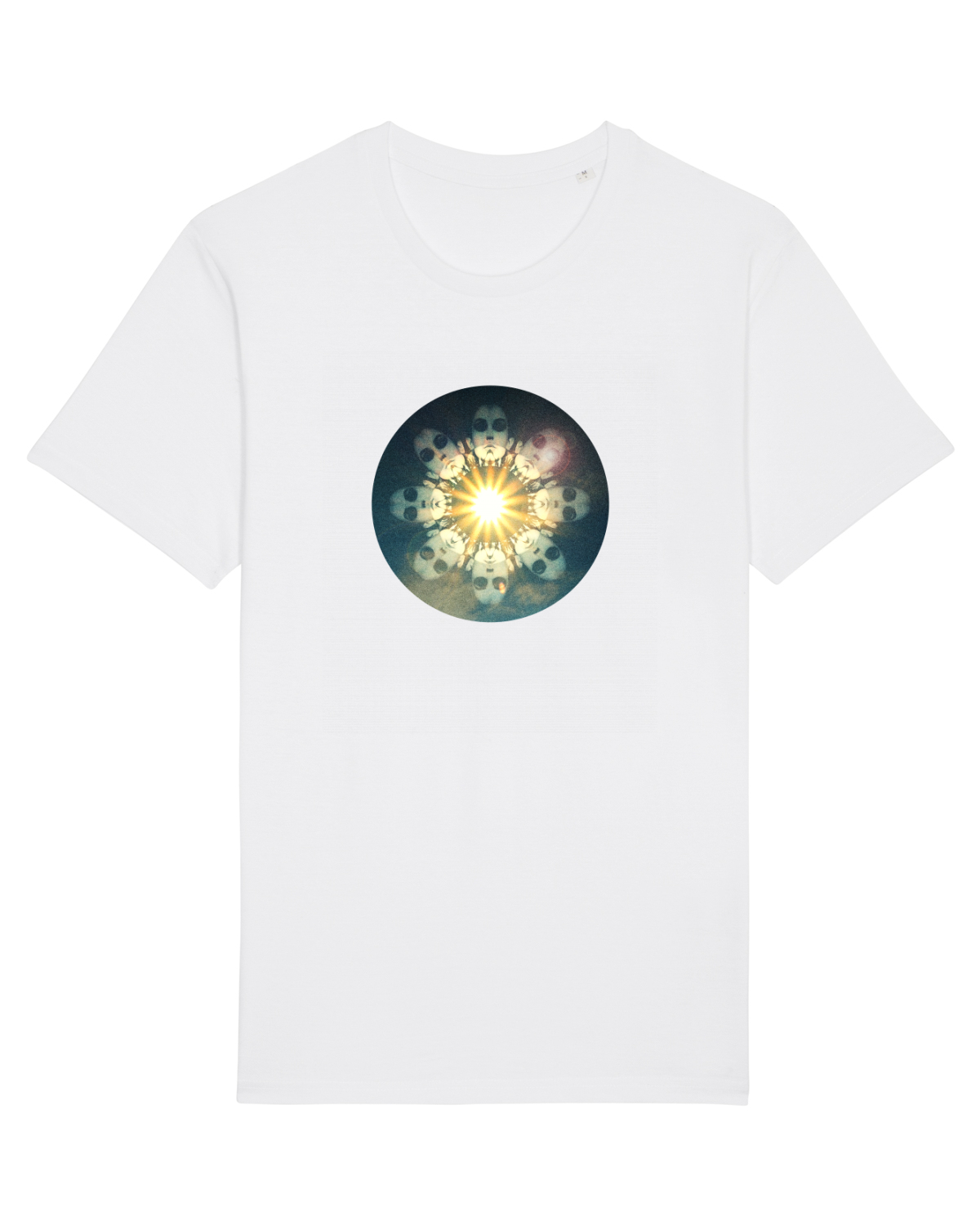 Tricou mânecă scurtă Unisex Rocker White