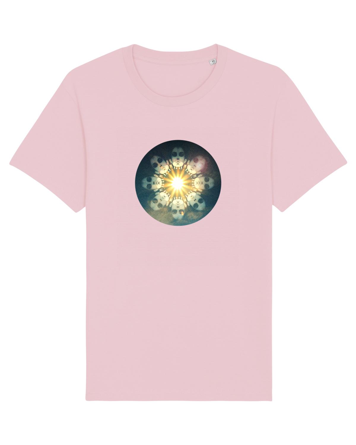Tricou mânecă scurtă Unisex Rocker Cotton Pink