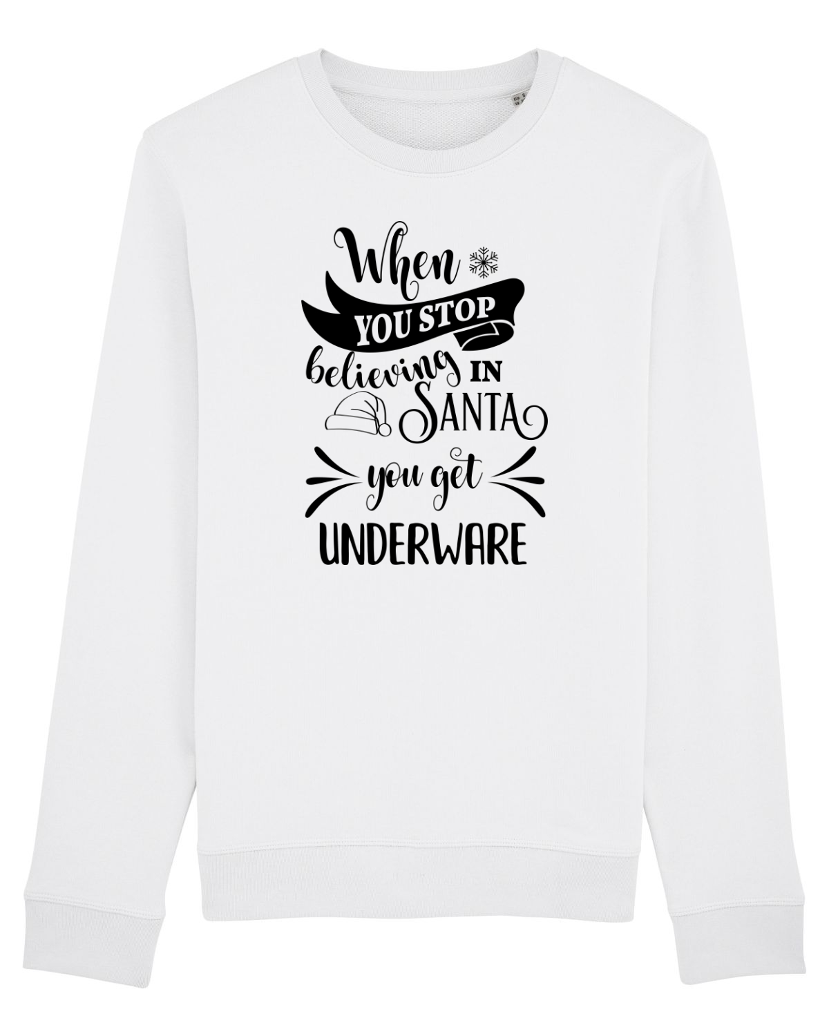 Bluză mânecă lungă Unisex Rise White