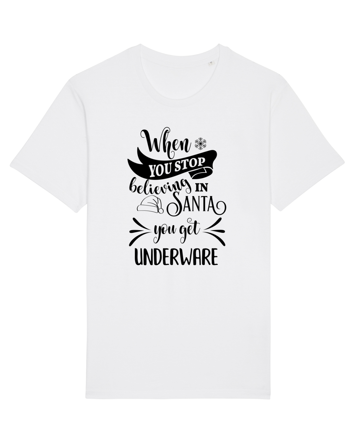 Tricou mânecă scurtă Unisex Rocker White