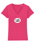 Let's Start a Cult! (white) Tricou mânecă scurtă guler V Damă Evoker