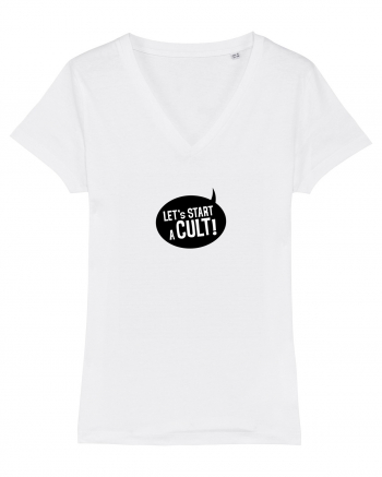 Let's Start a Cult! (black) White