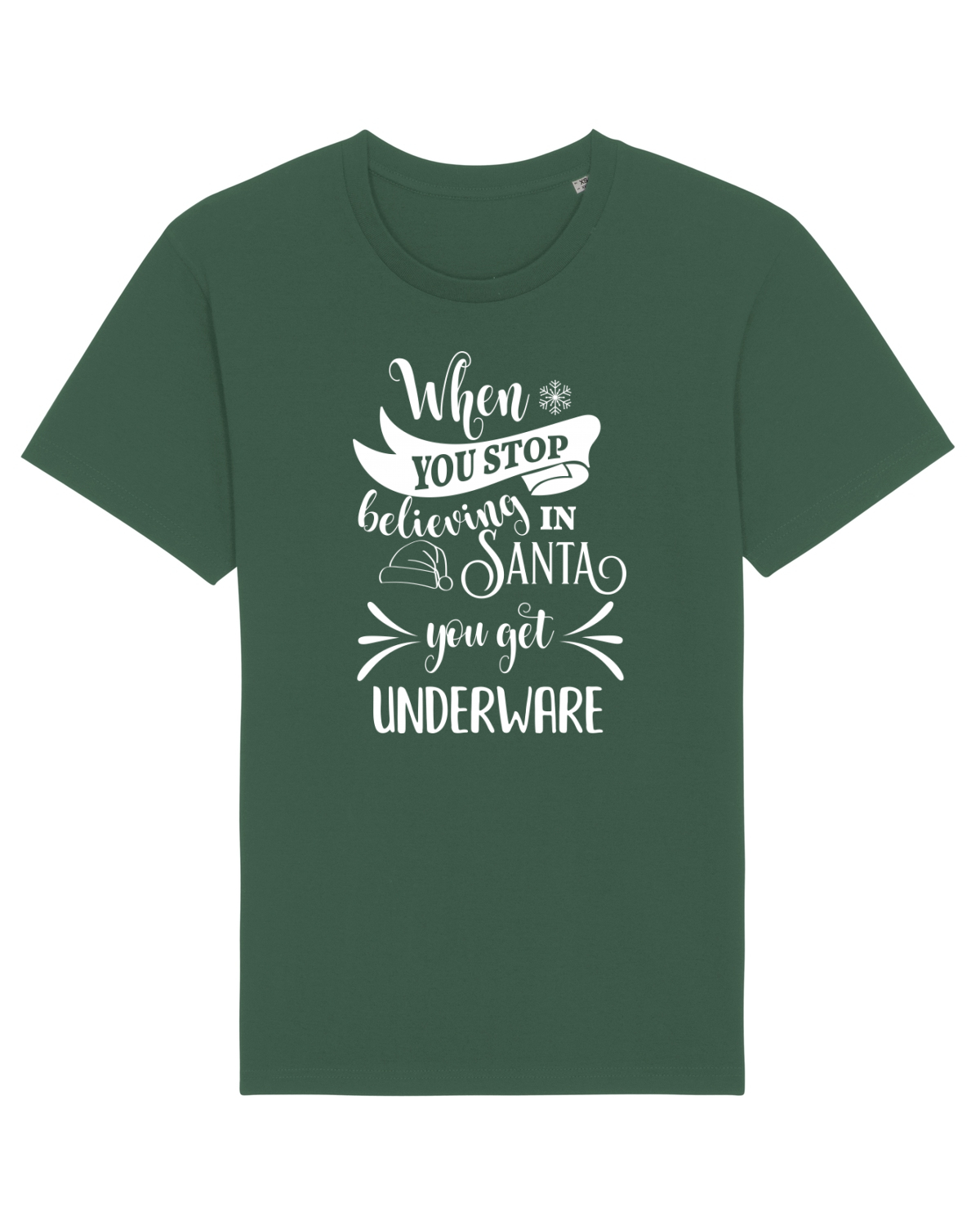 Tricou mânecă scurtă Unisex Rocker Bottle Green