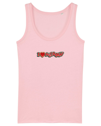 I LOVE alcoolu' Cotton Pink