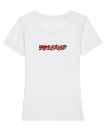 I LOVE alcoolu' White