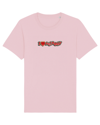 I LOVE alcoolu' Cotton Pink