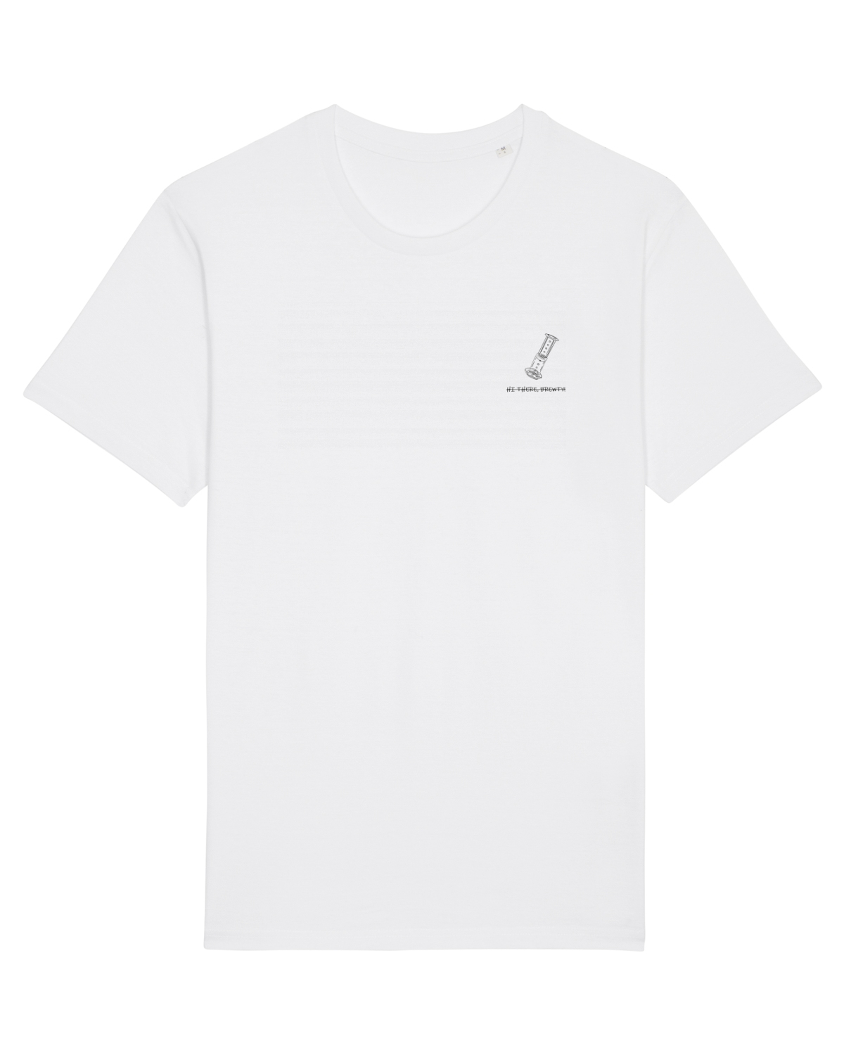 Tricou mânecă scurtă Unisex Rocker White