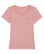 Brew it! Tricou mânecă scurtă guler larg fitted Damă Expresser