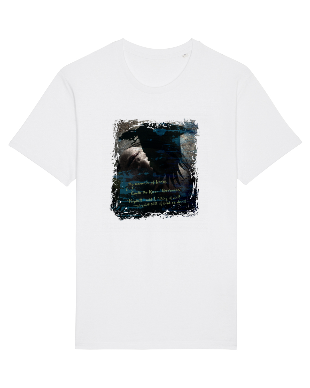 Tricou mânecă scurtă Unisex Rocker White