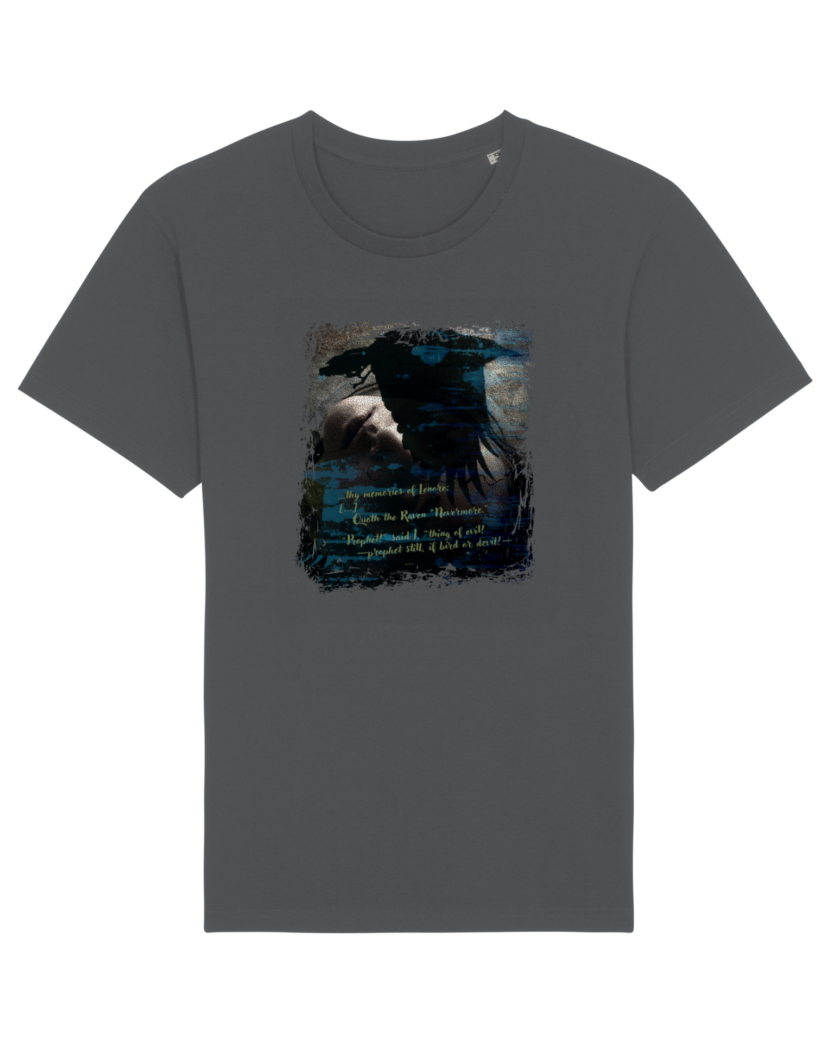 Tricou mânecă scurtă Unisex Rocker Anthracite
