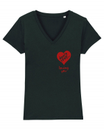 Don't stop loving you Tricou mânecă scurtă guler V Damă Evoker