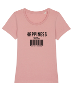 Happiness Tricou mânecă scurtă guler larg fitted Damă Expresser