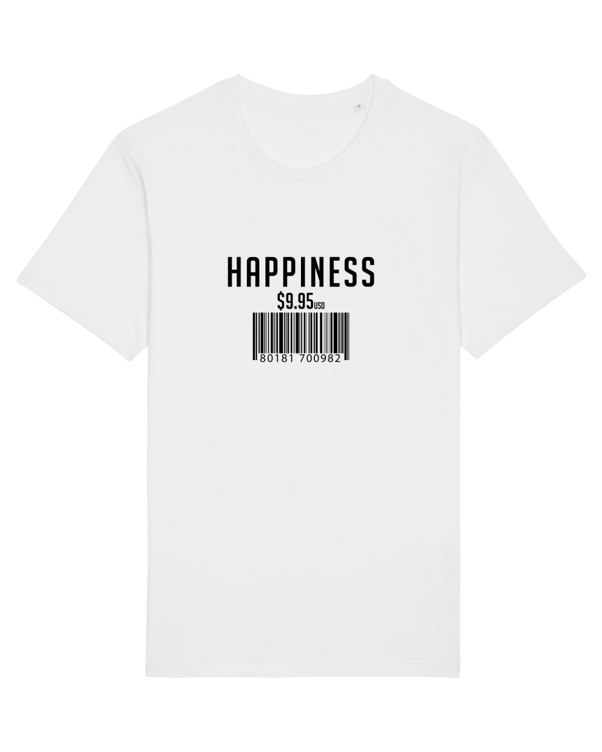 Tricou mânecă scurtă Unisex Rocker White