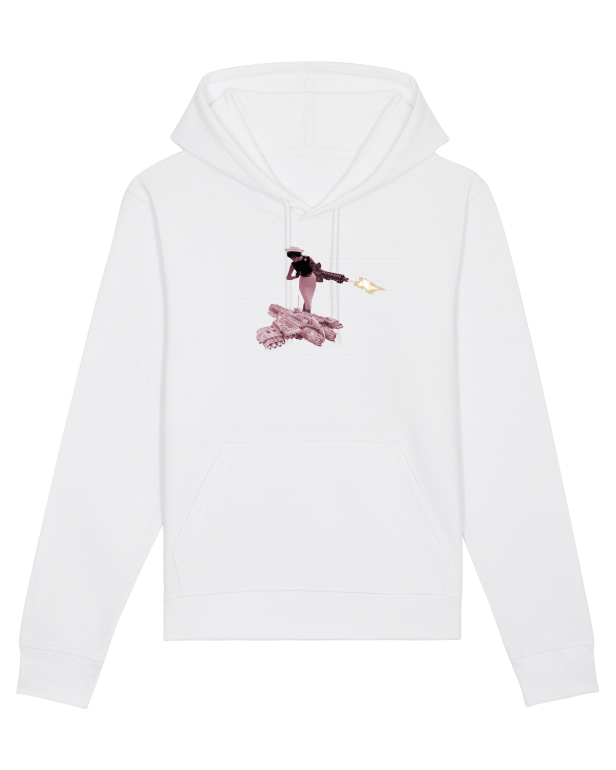 Hanorac Unisex Drummer White