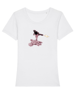 Miss Commander of the Invaders Tricou mânecă scurtă guler larg fitted Damă Expresser