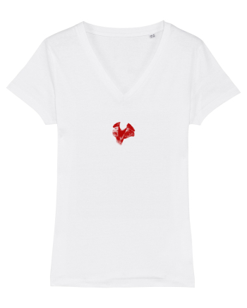 Smudged Kiss White