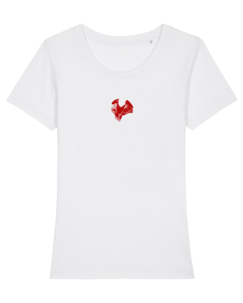 Smudged Kiss White