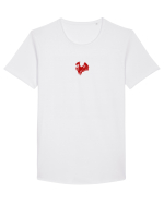 Smudged Kiss Tricou mânecă scurtă guler larg Bărbat Skater