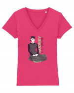 Audrey Hepburn Tricou mânecă scurtă guler V Damă Evoker