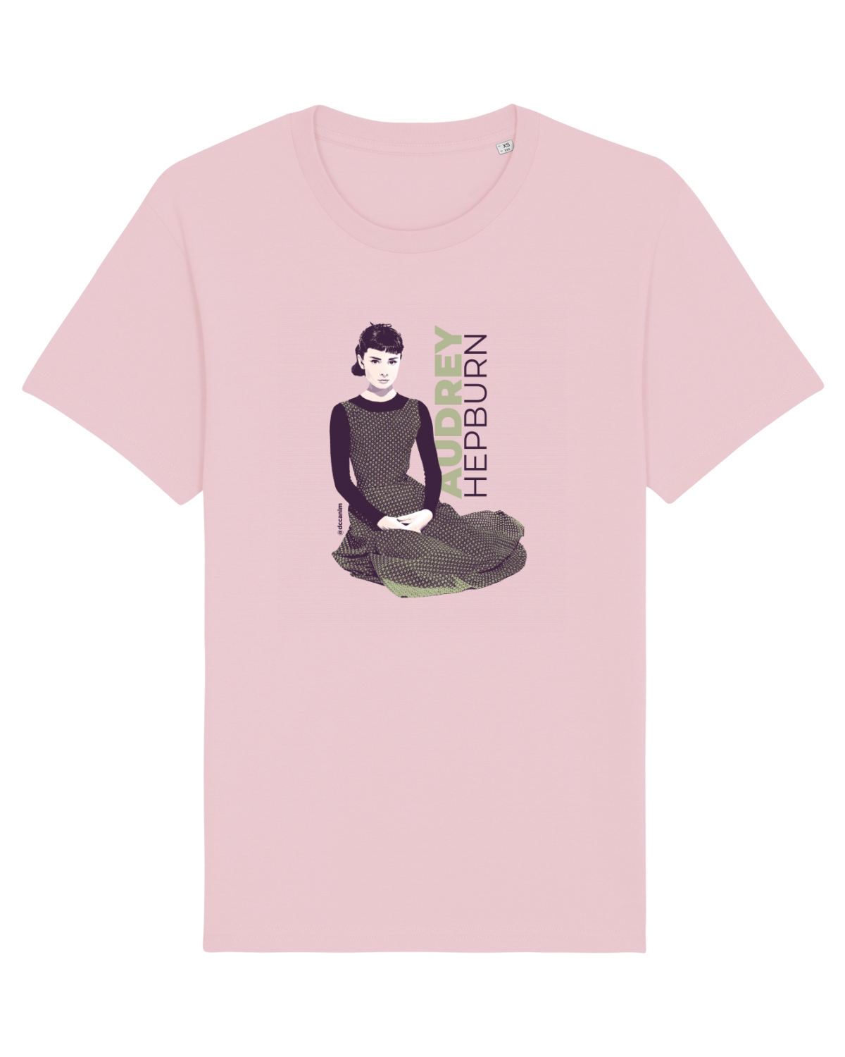 Tricou mânecă scurtă Unisex Rocker Cotton Pink