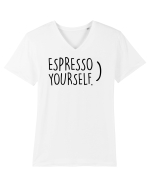 Espresso Yourself Tricou mânecă scurtă guler V Bărbat Presenter