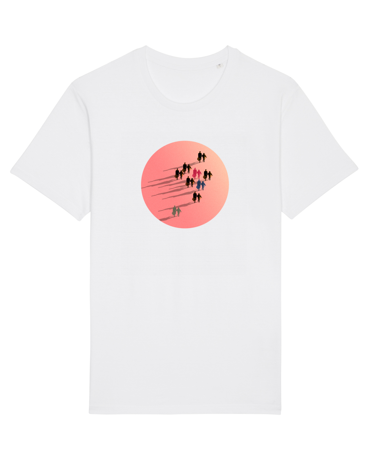 Tricou mânecă scurtă Unisex Rocker White