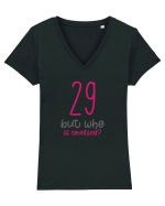 29 Tricou mânecă scurtă guler V Damă Evoker
